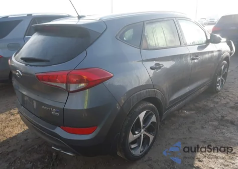 2016 Hyundai Tucson Sport from USA, damaged, VIN KM8J3CA20GU051882